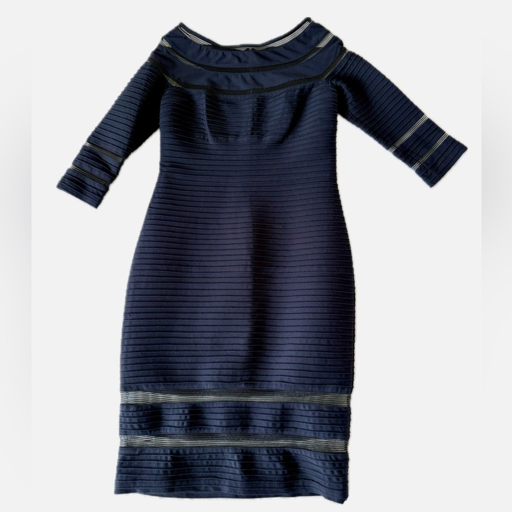 Navy Cocktail Dress Bodycon
